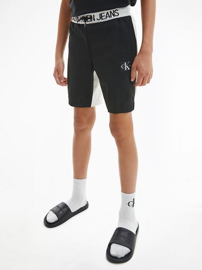 Calvin Klein Ruhák HU924783 | Calvin Klein Two-Tone Jogger Fiu Rövidnadrág Fehér / Szürke